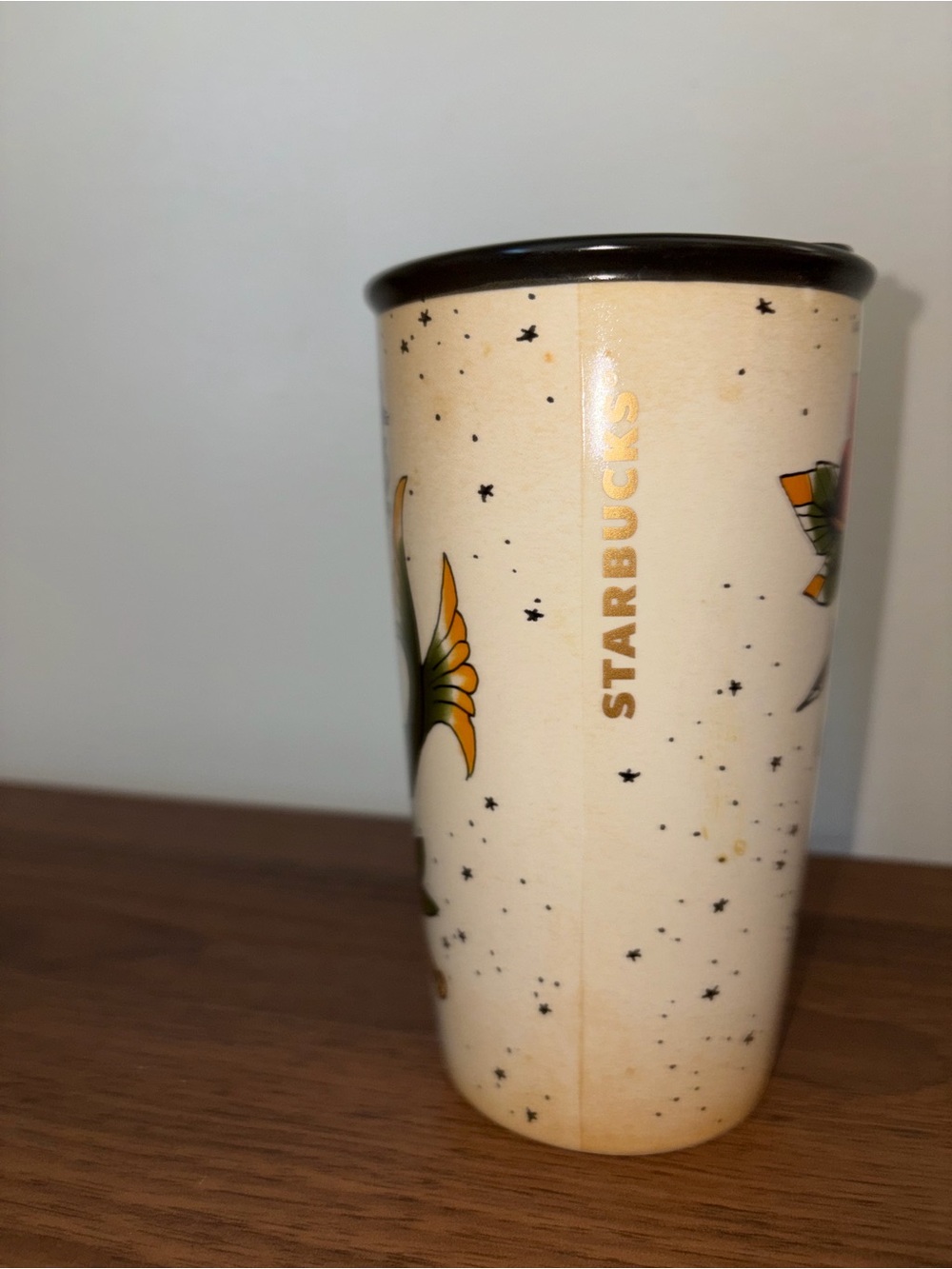 Starbucks Ed Hardy 2015 Mermaid Coffee Mug Siren Sailor Rose Tattoo Ceramic 12oz - Picture 5 of 8